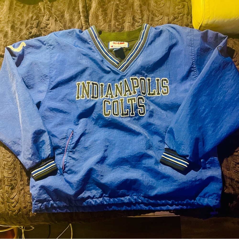 Vintage 90’s Champion Blue Indianapolis Colts Lightweight Jacket